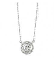 Jewelmi Custom 14k White Gold Diamond Necklace