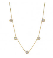 Jewelmi Custom 14k Yellow Gold Diamond Necklace