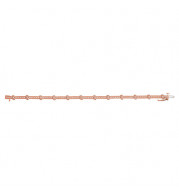 Jewelmi Custom 14k Rose Gold Diamond Bracelet