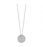 Jewelmi Custom 14k White Gold Diamond Necklace