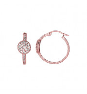 Jewelmi Custom 14k Rose Gold Diamond Earrings