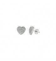 Jewelmi Custom 14k White Gold Diamond Earrings