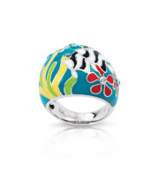 Belle Etoile Angelfish Teal Ring