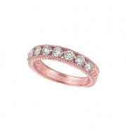 Jewelmi Custom 14k Rose Gold Diamond Ring