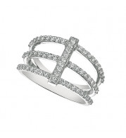 Jewelmi Custom 14k White Gold Diamond Ring