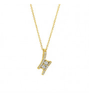 Jewelmi Custom 14k Yellow Gold Diamond Necklace