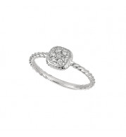Jewelmi Custom 14k White Gold Diamond Ring