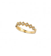 Jewelmi Custom 14k Yellow Gold Diamond Stackables Ring
