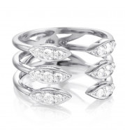 Tacori Sterling Silver The Ivy Lane Diamond Men's Ring - SR199