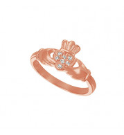 Jewelmi Custom 14k Rose Gold Diamond Ring