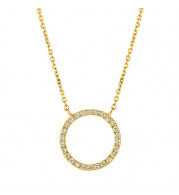 Jewelmi Custom 14k Yellow Gold Diamond Necklace