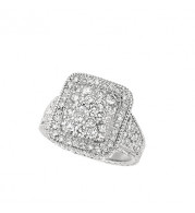 Jewelmi Custom 14k White Gold Diamond Ring