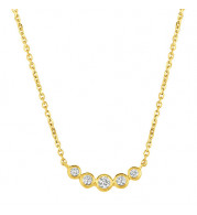 Jewelmi Custom 14k Yellow Gold Diamond Necklace