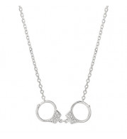 Jewelmi Custom 14k White Gold Diamond Necklace