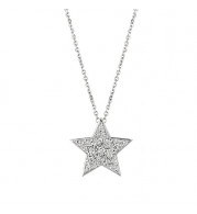 Jewelmi Custom 14k White Gold Diamond Necklace