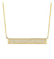 Jewelmi Custom 14k Yellow Gold Diamond Necklace
