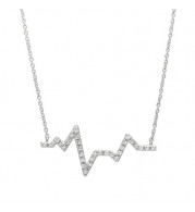 Jewelmi Custom 14k White Gold Diamond Necklace