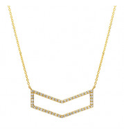 Jewelmi Custom 14k Yellow Gold Diamond Necklace