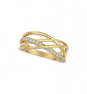 Jewelmi Custom 14k Yellow Gold Diamond Ring