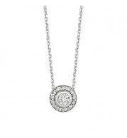 Jewelmi Custom 14k White Gold Diamond Necklace