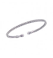 Alisa Sterling Silver Bangle Bracelet