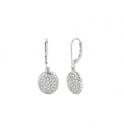 Jewelmi Custom 14k White Gold Diamond Earrings