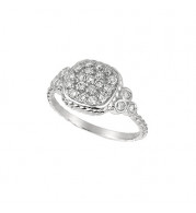 Jewelmi Custom 14k White Gold Diamond Ring