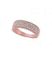 Jewelmi Custom 14k Rose Gold Diamond Ring