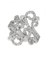 Jewelmi Custom 14k White Gold Diamond Ring
