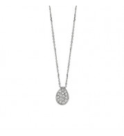 Jewelmi Custom 14k White Gold Diamond Necklace