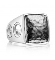 Tacori Sterling Silver Monterey Roadster Men's Ring - MR10540