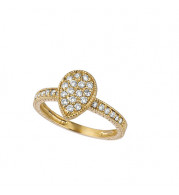Jewelmi Custom 14k Yellow Gold Diamond Ring