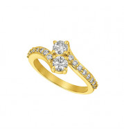 Jewelmi Custom 14k Yellow Gold Diamond Ring