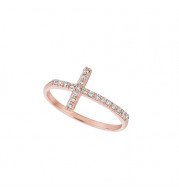 Jewelmi Custom 14k Rose Gold Diamond Ring