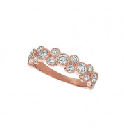 Jewelmi Custom 14k Rose Gold Diamond Ring