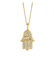 Jewelmi Custom 14k Yellow Gold Diamond Necklace