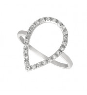 Jewelmi Custom 14k White Gold Diamond Ring