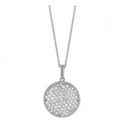 Jewelmi Custom 14k White Gold Diamond Necklace