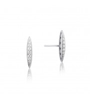 Tacori Sterling Silver The Ivy Lane Diamond Stud Earring - SE216
