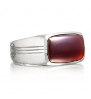 Tacori Sterling Silver Legend Gemstone Men's Ring - MR10241
