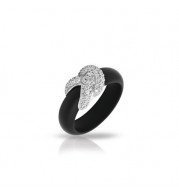 Belle Etoile Ariadne Black Ring