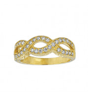 Jewelmi Custom 14k Yellow Gold Diamond Ring