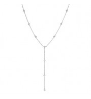 Jewelmi Custom 14k White Gold Diamond Necklace