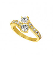 Jewelmi Custom 14k Yellow Gold Diamond Ring
