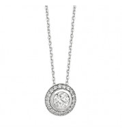 Jewelmi Custom 14k White Gold Diamond Necklace