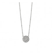 Jewelmi Custom 14k White Gold Diamond Necklace