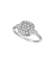 Jewelmi Custom 14k White Gold Diamond Ring