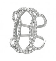 Jewelmi Custom 14k White Gold Diamond Ring