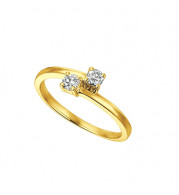 Jewelmi Custom 14k Yellow Gold Diamond Ring