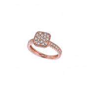 Jewelmi Custom 14k Rose Gold Diamond Ring